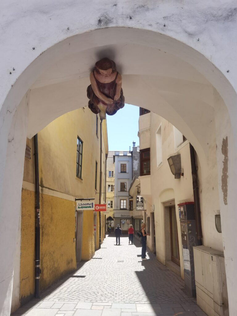 Das Säbener Tor in der Altstadt Brixen