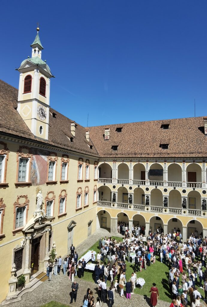 Blick in den Innenhof der Brixner Hofburg